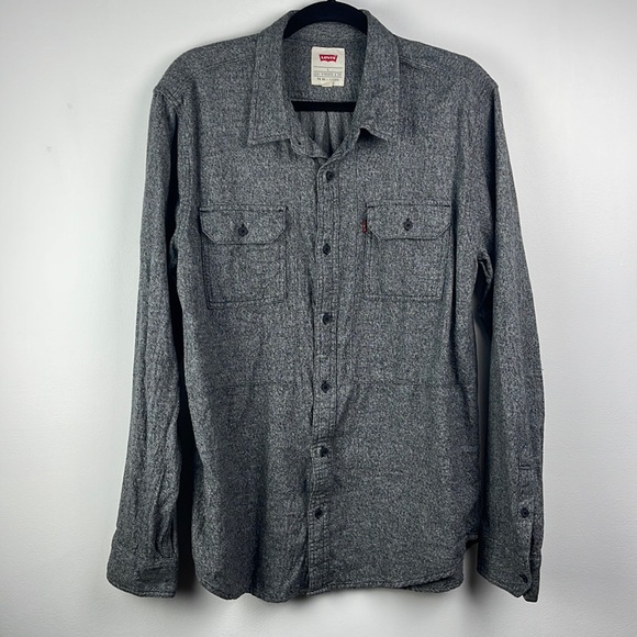 Levi's Other - Levi’s grey button down shirt 100 percent cotton in size large